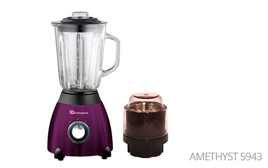 SQ Professional Luminate Blender Grinder 500W Amethyst Kitchen Appliance