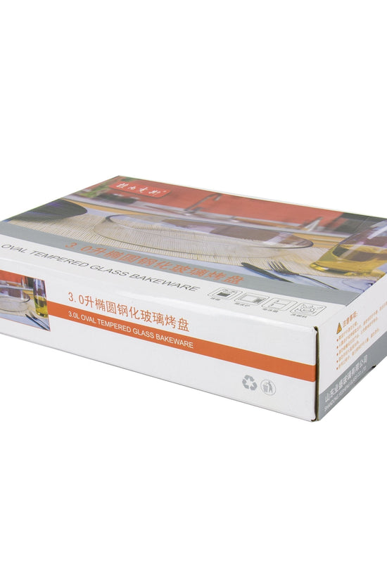 Durane Tempered Glass Oven Roaster Baking Dish 3L Premium Quality Kitchen Essential