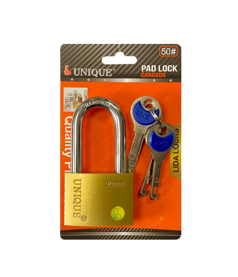 Durable Metal Padlock Security Lock with Keys 50mm