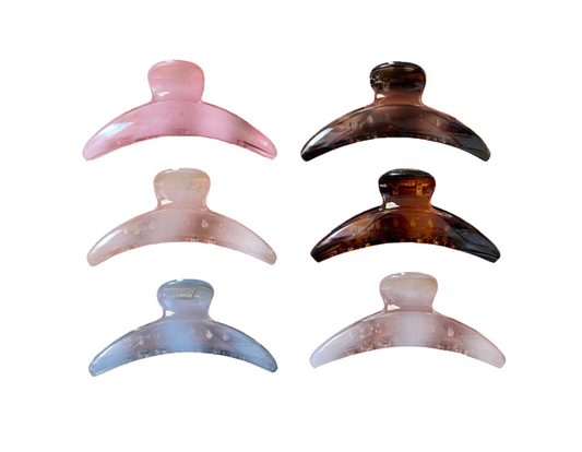 10cm Plastic Hair Claw Clip in Assorted Colours Random Selection