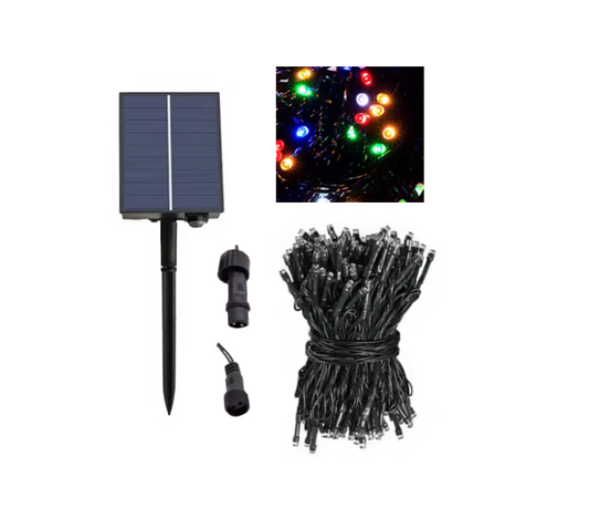 Brighten Up Your Space with Solar 300 LED Rainbow Multicolour Fairy Lights