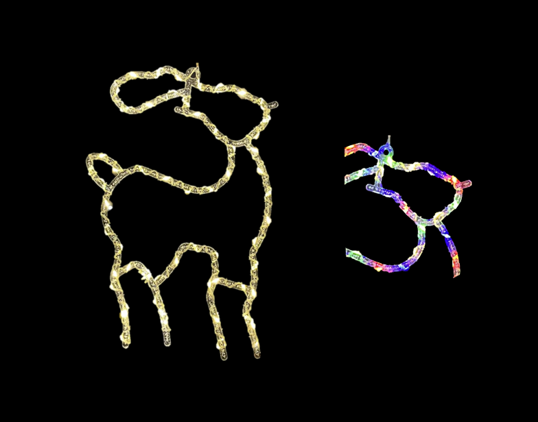 Christmas Hanging Reindeer Window Decoration Light Up Indoor Design