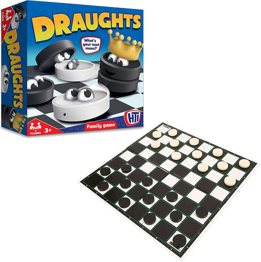 Classic Draughts Board Game for Family Fun
