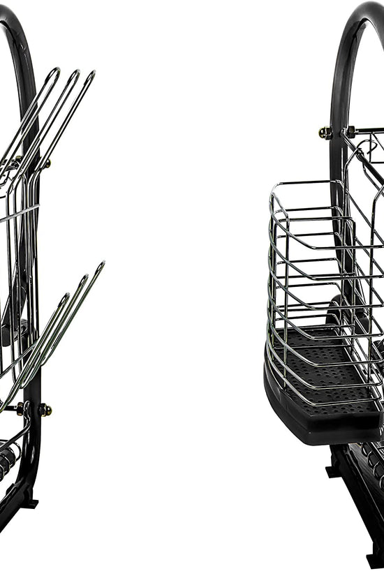 Tristar 2 Tier Dish Drainer Cutlery Rack Sleek Organizational Solution