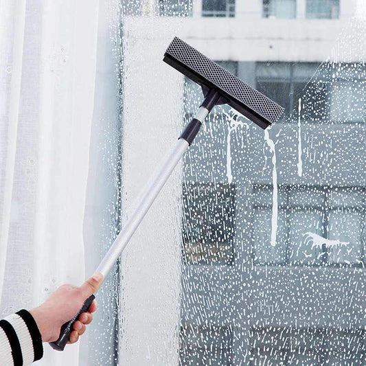 Professional Dual Plastic Bathroom Window Wiper and Sponge Set