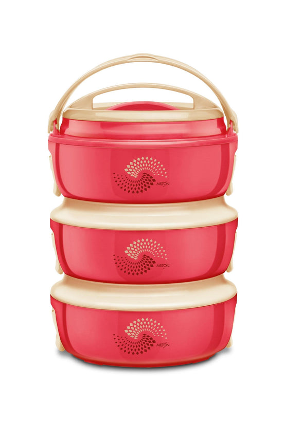 SQ Professional Venture Insulated Hot Pot Set of 3 Pink 15L Stylish and Functional Kitchen Essential