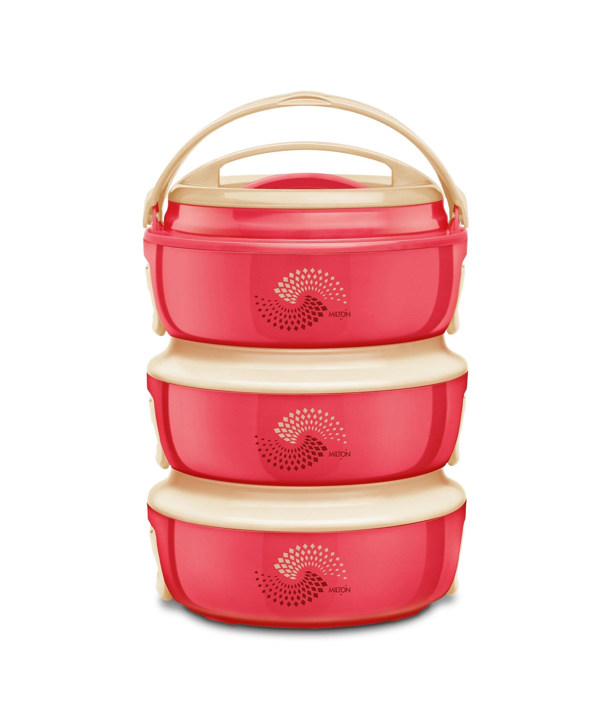 SQ Professional Venture Insulated Hot Pot Set of 3 Pink 15L Stylish and Functional Kitchen Essential