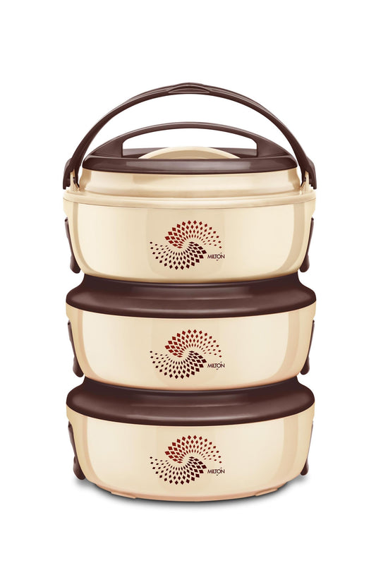 SQ Professional Venture Insulated Hot Pot Set of 3 Cream 15L Premium Kitchenware Set