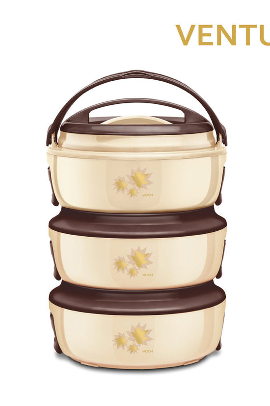 SQ Professional Venture Insulated Hot Pot Set of 3 Cream 15L Premium Kitchenware Set