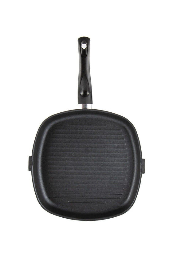 SQ Professional 24 cm Square NonStick Grill Pan Carbon Steel