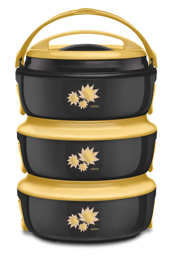 SQ Professional Venture Insulated Hot Pot Set of 3 Black 15L