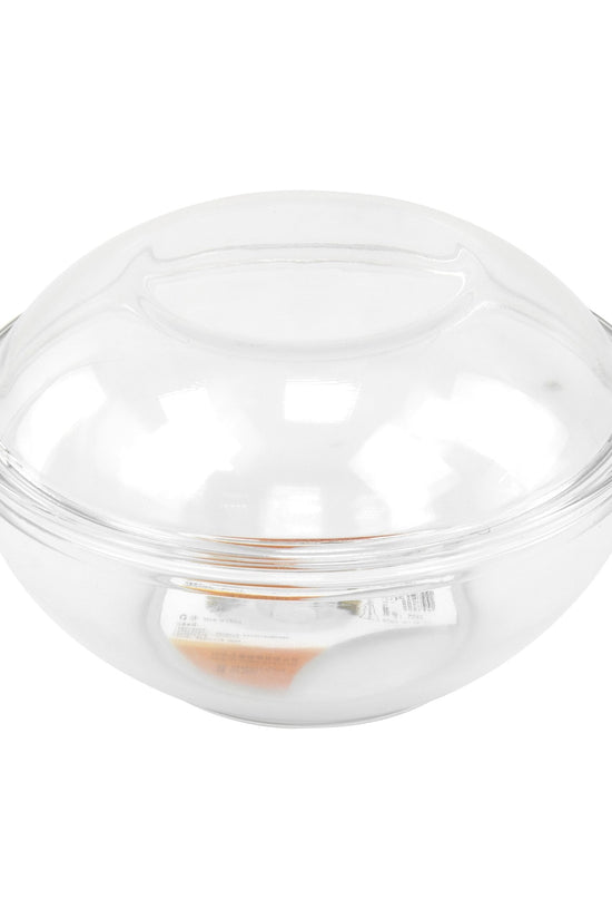 Durane 13L Tempered Glass Dough Bowl with Lid and Handles