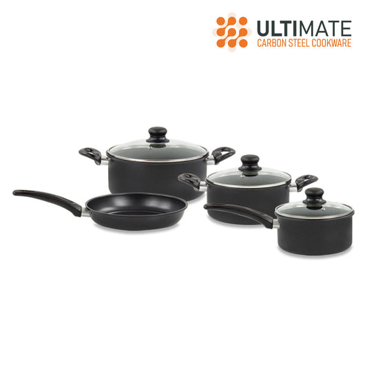 SQ Professional 7Piece Carbon Steel Ultimate Cookware Pan Set