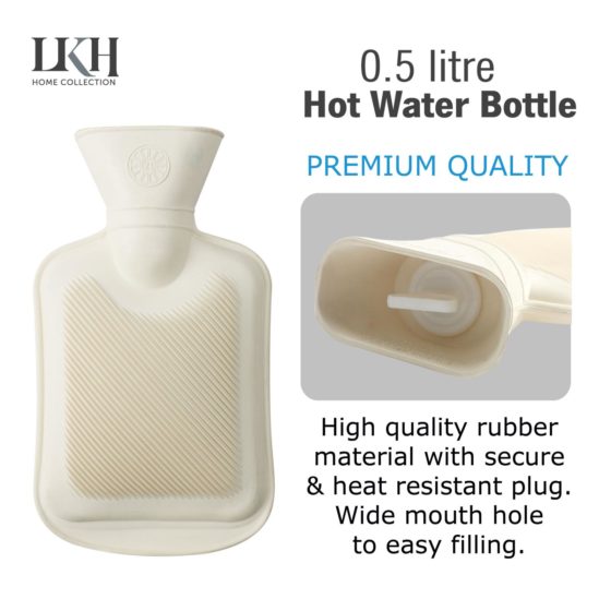 DGI Rubber Hot Water Bottle 05L Premium Quality and Comfort
