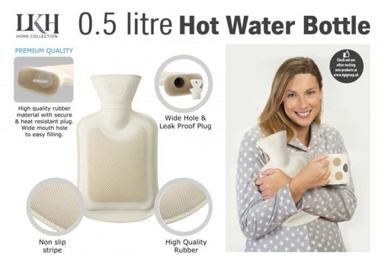 DGI Rubber Hot Water Bottle 05L Premium Quality and Comfort