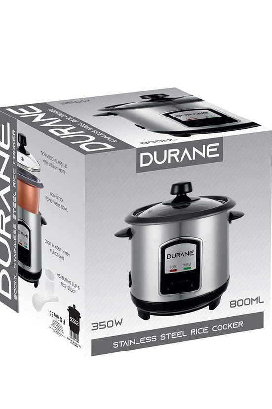 Durane 08L Stainless Steel Rice Cooker Efficient and Stylish