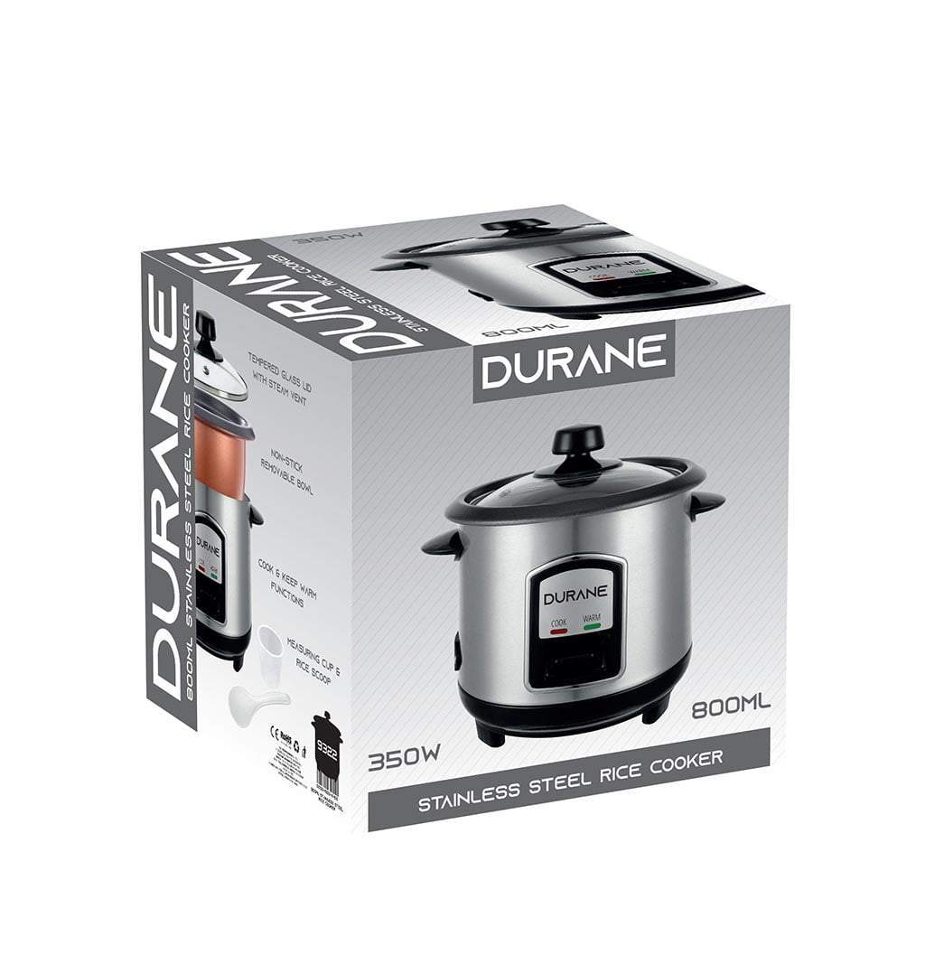 Durane 08L Stainless Steel Rice Cooker Efficient and Stylish