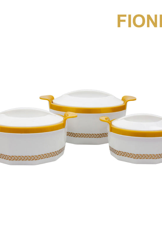 SQ Professional Fionna White Hot Pot Set of 3 10 15 25L
