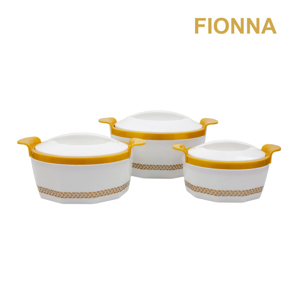 SQ Professional Fionna White Hot Pot Set of 3 10 15 25L
