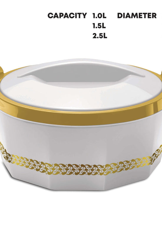 SQ Professional Fionna White Hot Pot Set of 3 10 15 25L