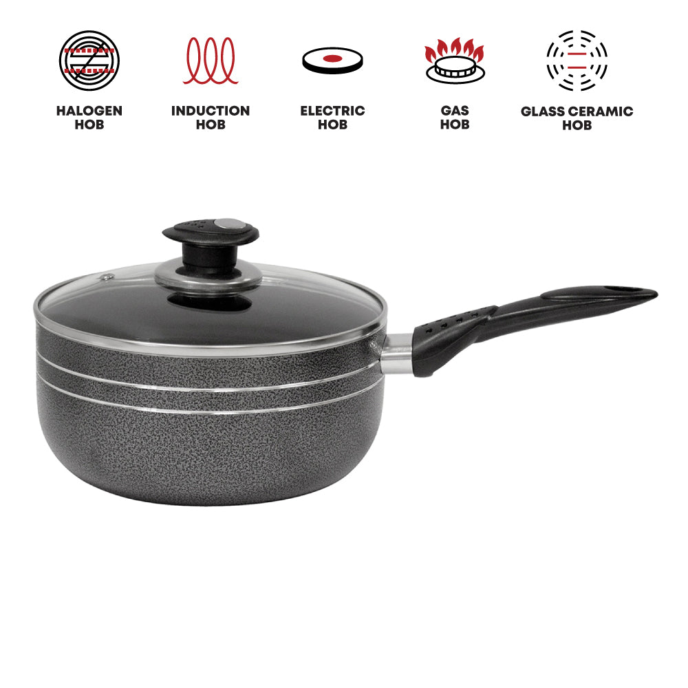 SQ Professional Una Non Stick Pan Set of 6 Essential Cookware Collection