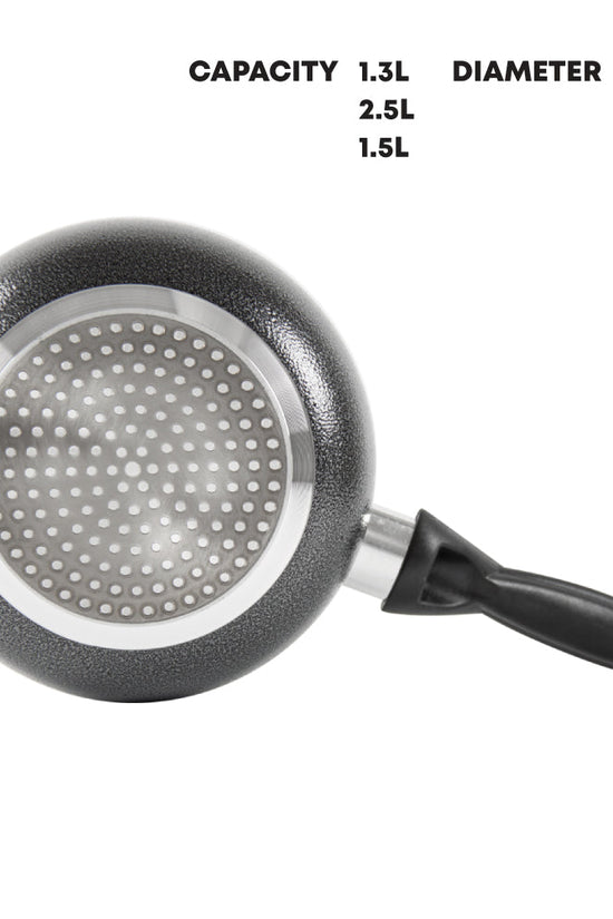 SQ Professional Una Non Stick Pan Set of 6 Essential Cookware Collection