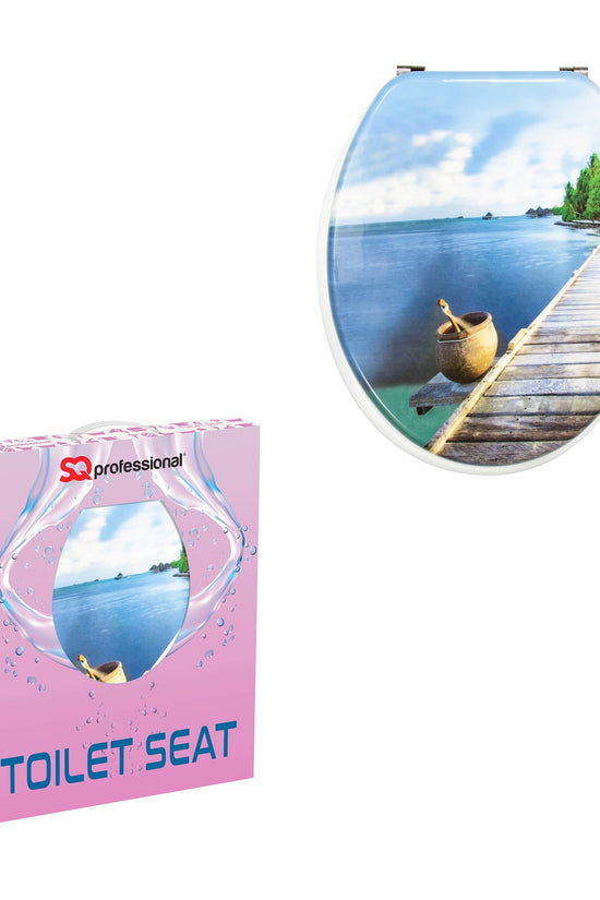 SQ Professional Bathroom Toilet Seat Aquatic Horizon Design