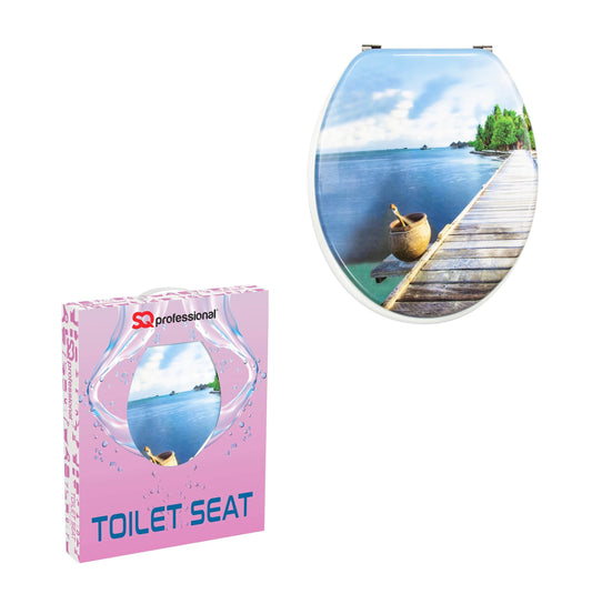 SQ Professional Bathroom Toilet Seat Aquatic Horizon Design