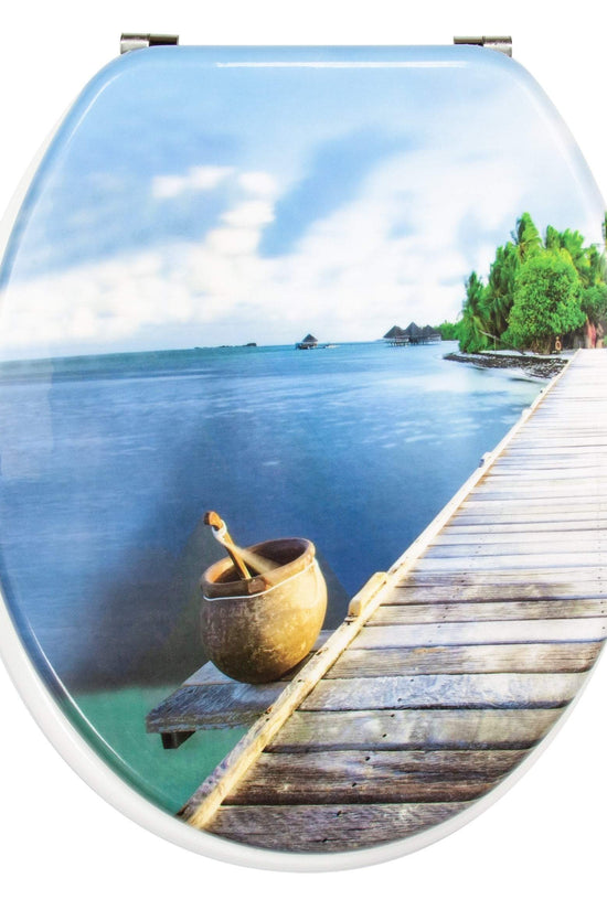 SQ Professional Bathroom Toilet Seat Aquatic Horizon Design