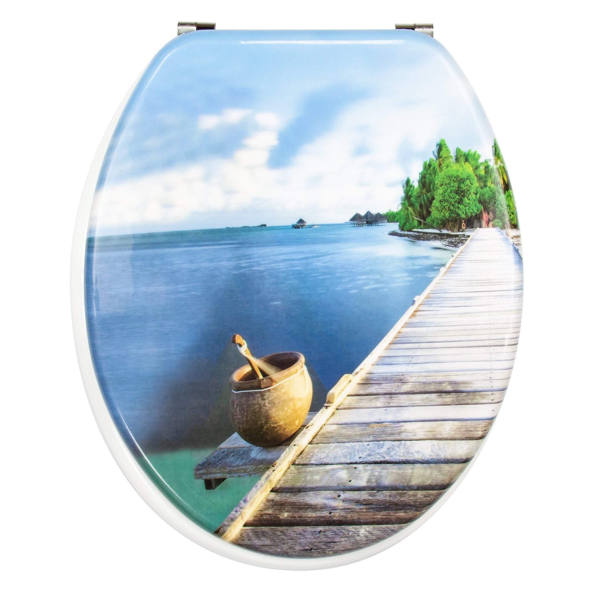 SQ Professional Bathroom Toilet Seat Aquatic Horizon Design