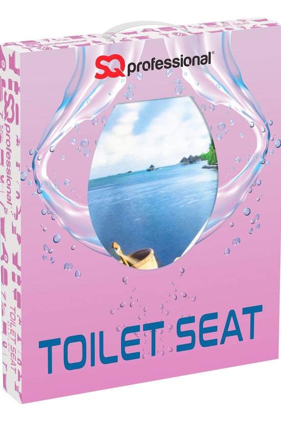 SQ Professional Bathroom Toilet Seat Aquatic Horizon Design