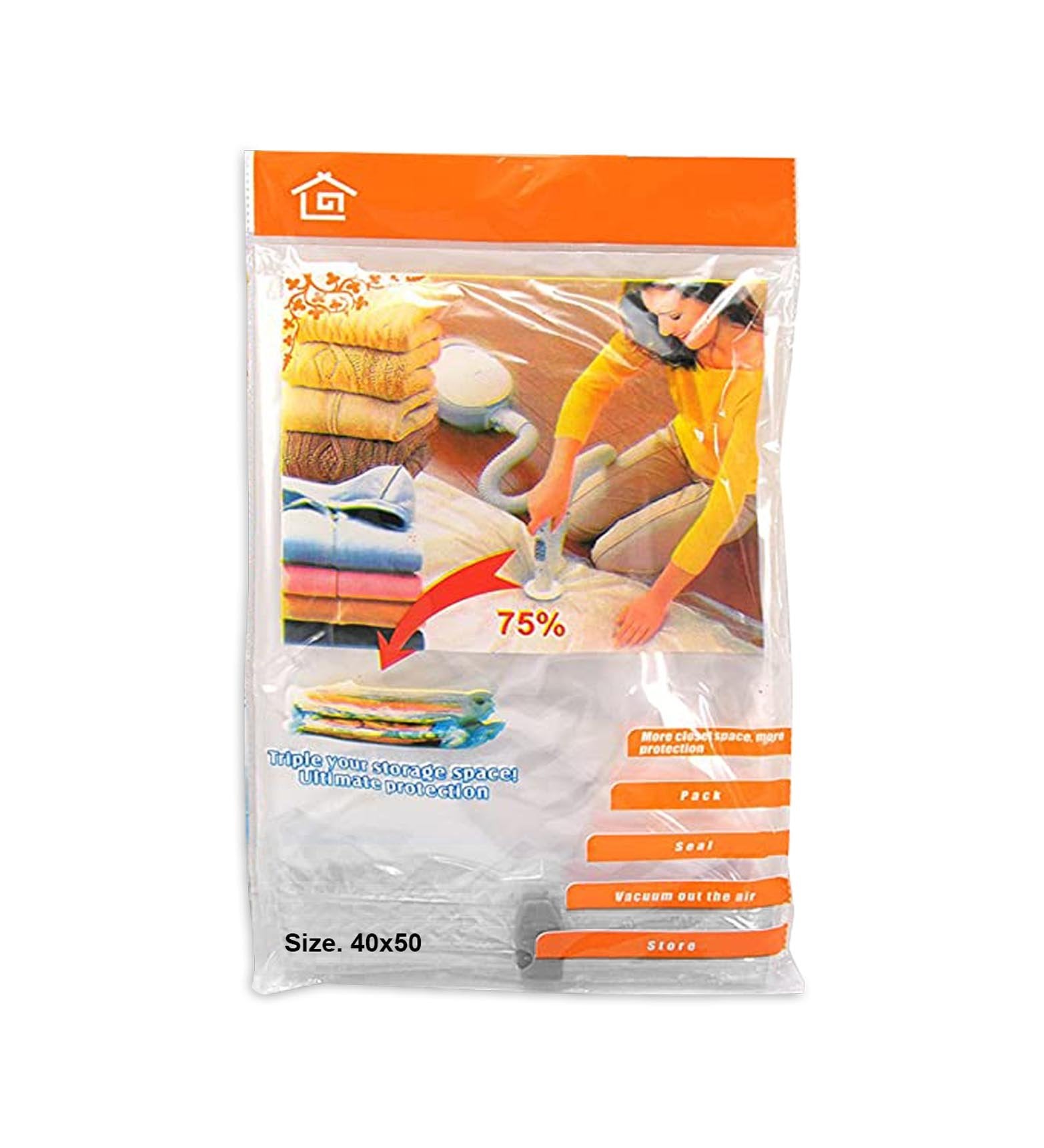 40x50 cm Clothes Storage Vacuum Bag Space Saver Airtight Seal