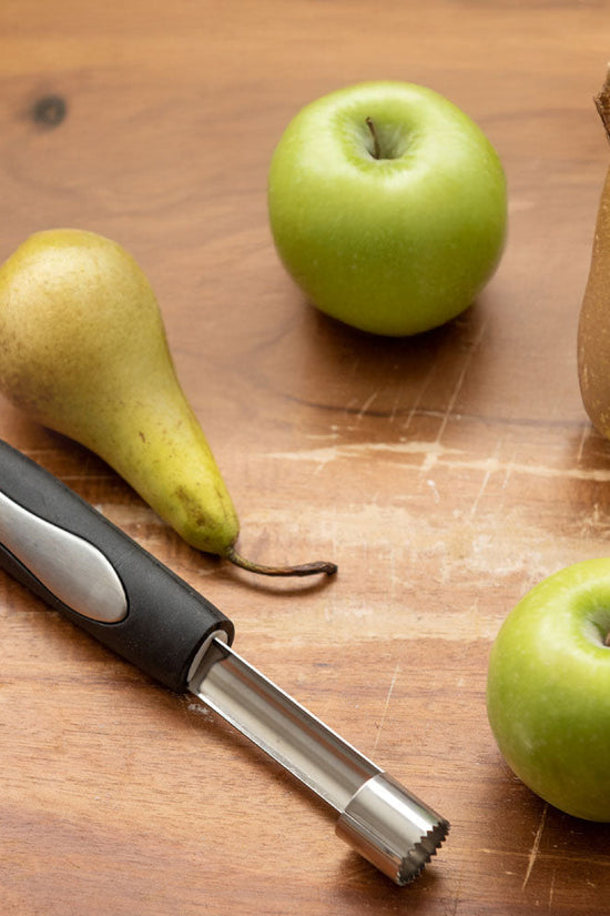 Durane Metal Apple Corer 25 x 205cm Black Kitchen Tool
