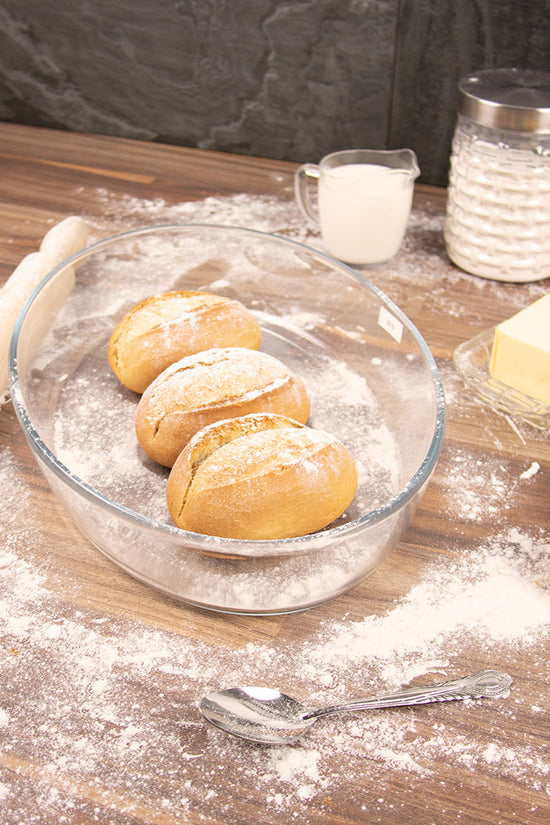 Durane Tempered Glass Oven Roaster Baking Dish 3L Premium Quality Kitchen Essential