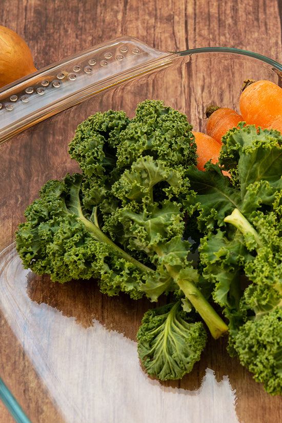 Durable Rectangular Glass Oven Roasting Tray 3L 32x25x65cm