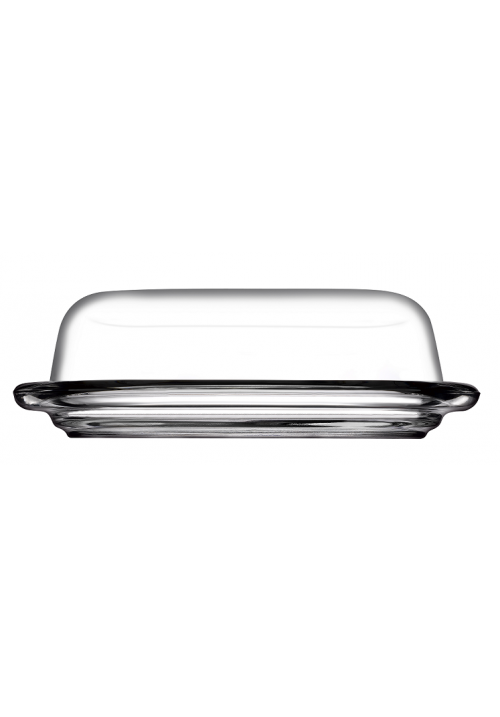 PB Standard Glass Butter Cheese Dish Elegant Tableware Addition