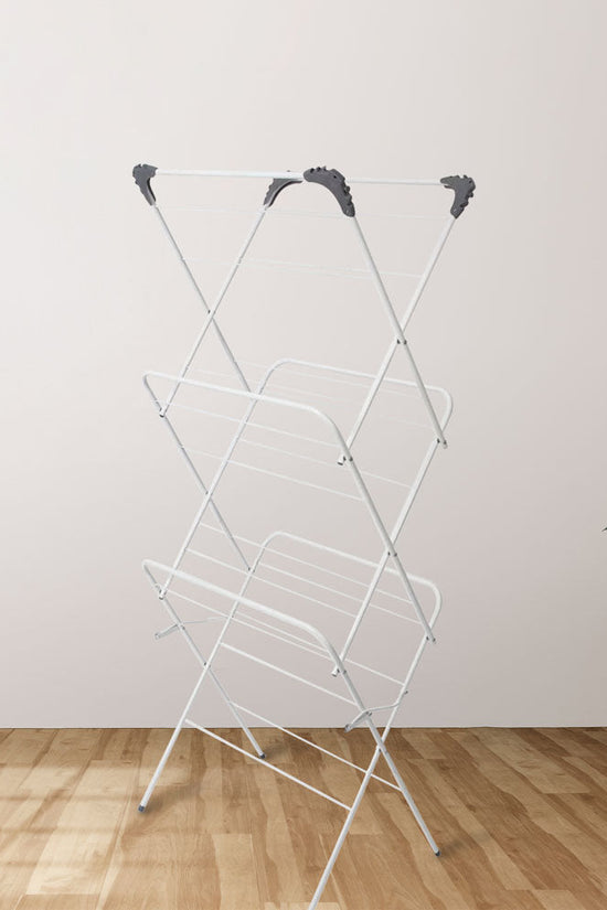 Durane 3Tier Clothes Airer Compact and Sturdy Laundry Drying Rack