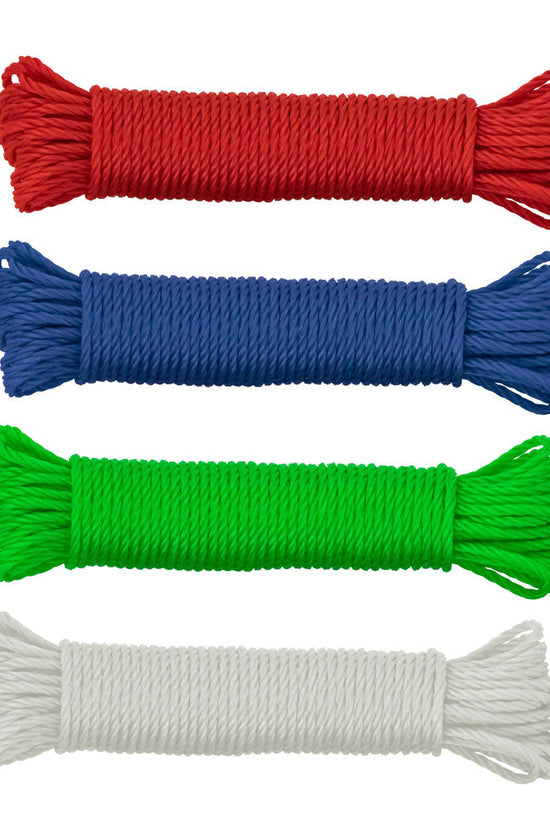 Durane Nylon Laundry Clothes Washing Line Rope 15m Assorted Colours