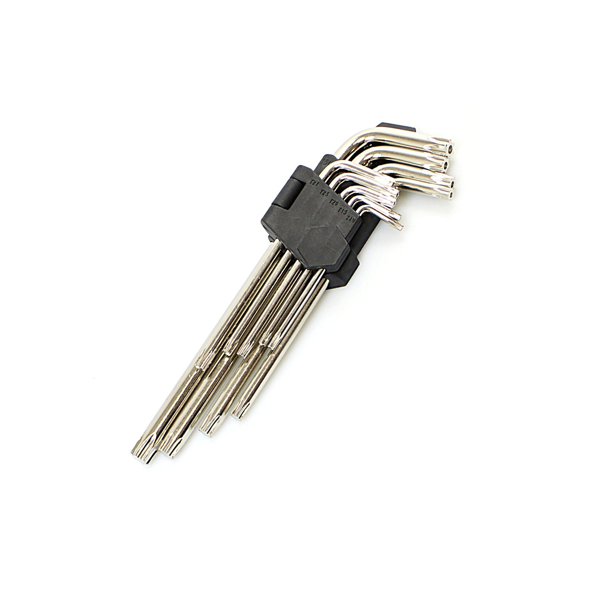 9 Pc Large Metric Chrome Hex Ball End Allen Key Set