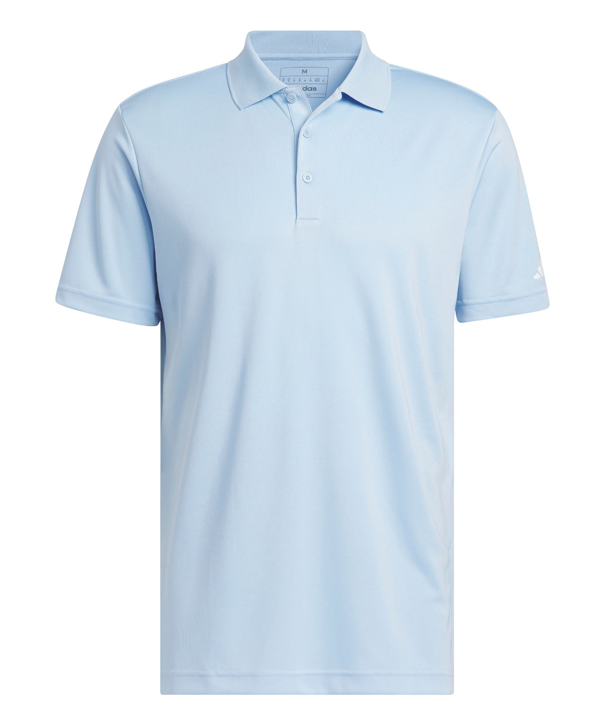 adidas Performance Mens Organic Polo with 3Stripes Pattern