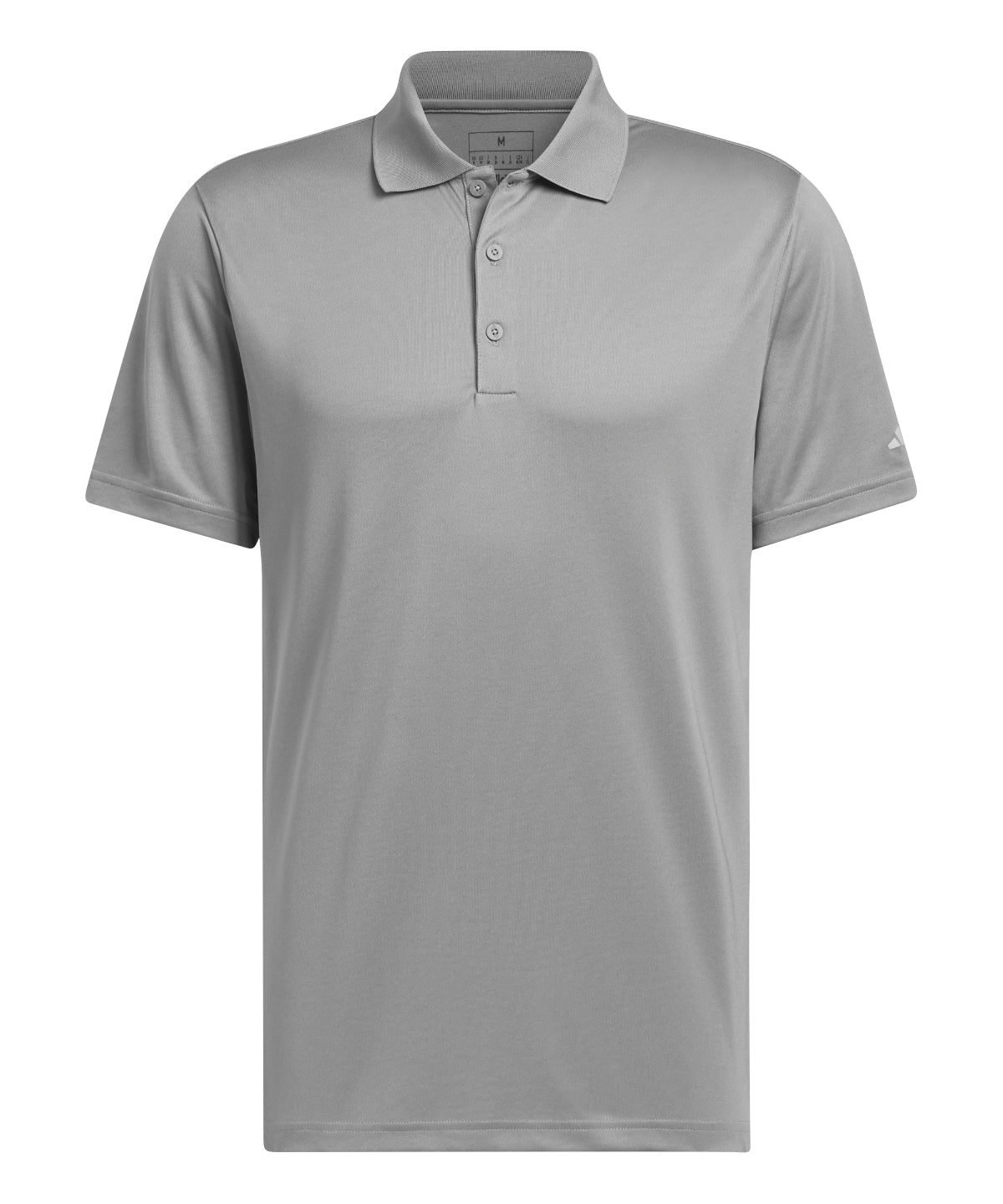 adidas Performance Mens Organic Polo with 3Stripes Pattern
