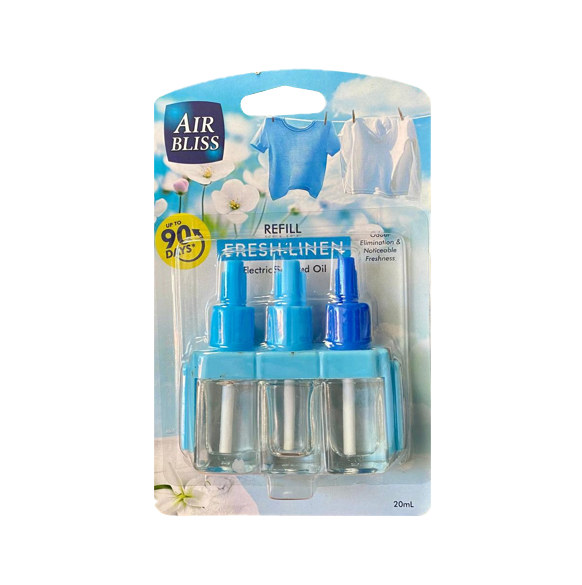 Air Bliss Fresh Linen Scented Oil PlugIn Refill 20ml