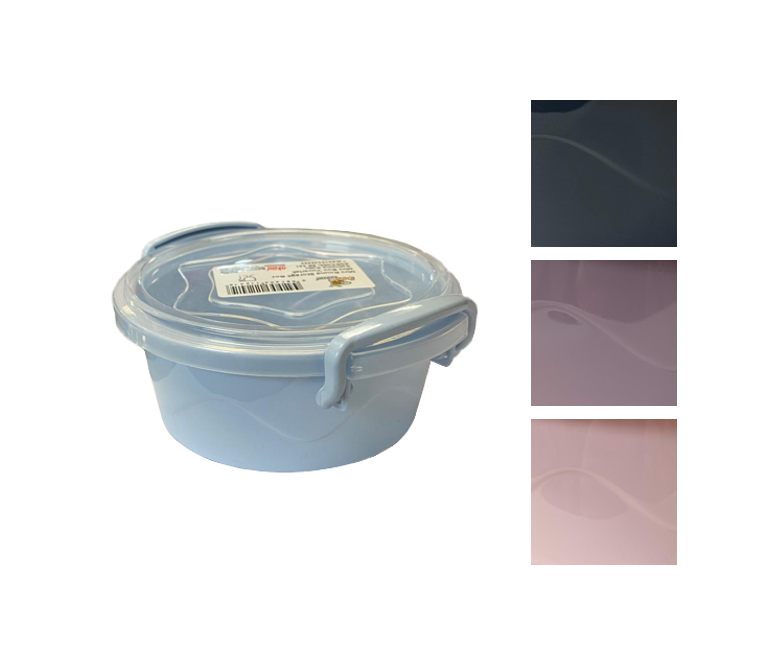 Durable Mini Round Food Storage Container 300ml Assorted Colors