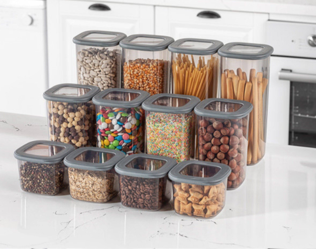 Durable Plastic Square Food Storage Container 650ml