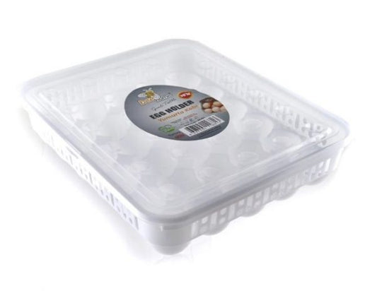 Durable Plastic Egg Storage Container Box 30 Eggs Capacity