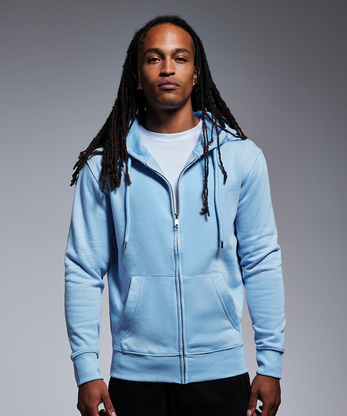 Anthem Mens FullZip Hoodie with Waffle Knit Hood