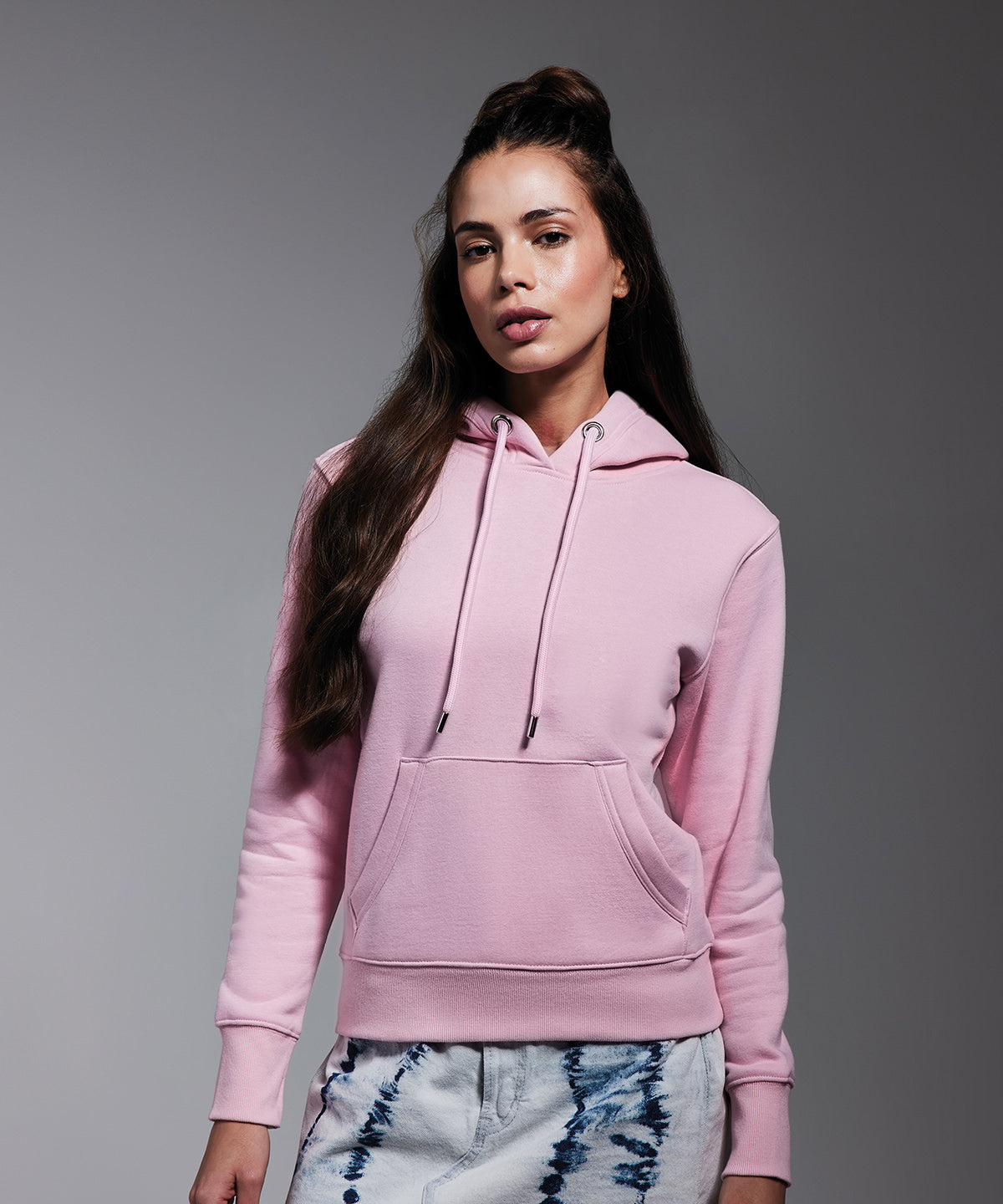 Luxuriously Thick Anthem Womens Hoodie with Waffle Knit Hood