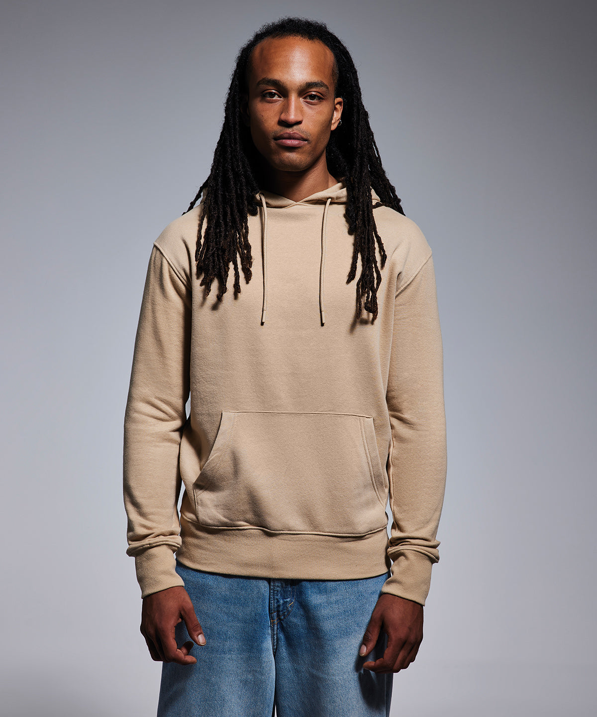 Anthem Unisex Hoodie Soft Feel DoubleFabric Hood Brushed Fleece