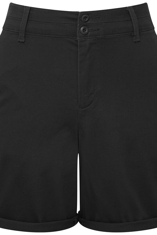 Womens Lightweight Chino Shorts Classic Fit Double Button Fastening