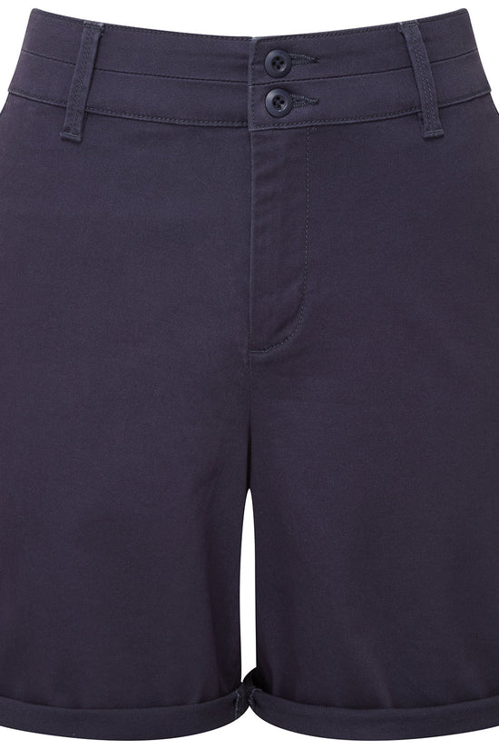 Womens Lightweight Chino Shorts Classic Fit Double Button Fastening